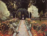 Prats, Santiago Rusinol A Garden in Aranjuez France oil painting reproduction